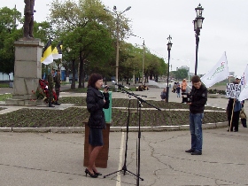 Митинг в Благовещенске. Фото ОГФ