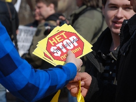 Митинг автомобилистов в Москве. Фото: Каспаров.Ru