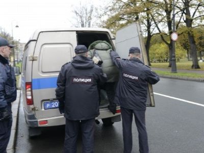 Задержание на акции против незаконного выселения. Фото: vk.com/protestspb