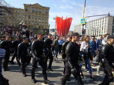 Росгвардия на Пушкинской в Москве, 5.5.18. Фото: t.me/worldprotest