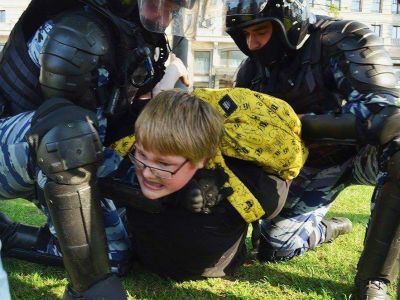 Задержания на акции "Он нам не царь", Фото: t.me/pchikov/1174