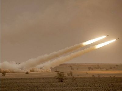 Работа установок HIMARS во время военных учений в Марокко. 2021 год. Фото: Fadel Senna / AFP